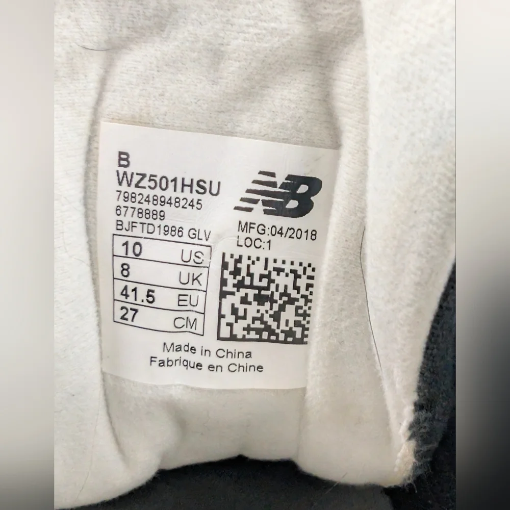 New Balance 501 Ripple Sole Sneakers, Size 10 - Picture 8 of 8